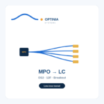 MPO to LC Breakout Cable (12-Fibre, OS2)