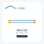Single-mode OS2 LC-SC Duplex Patch Cord