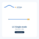 LC Single-mode Pigtail 1.5m (Pack of 12)
