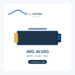 40G QSFP+ 4x10G LR Breakout Transceiver (10km)
